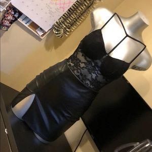 Strappy Black Lace Body Suit